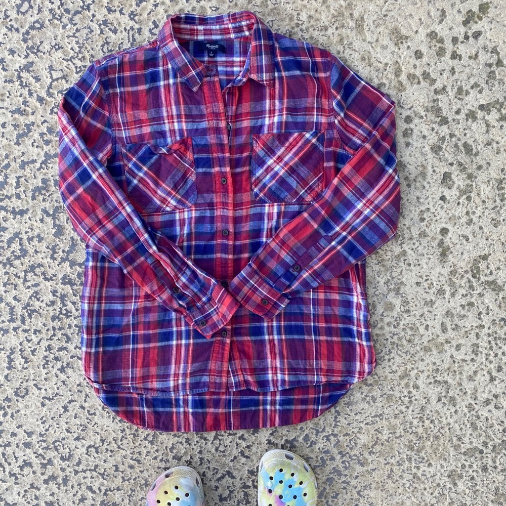 Madewell Flannel Size L